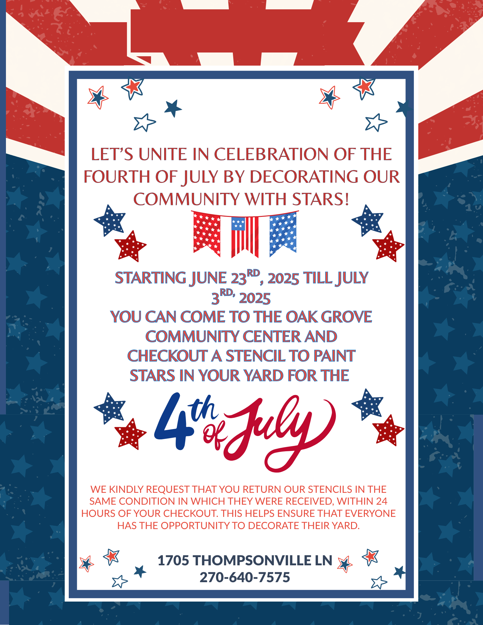 Featured image for “Decorate Our Community with Stars!”