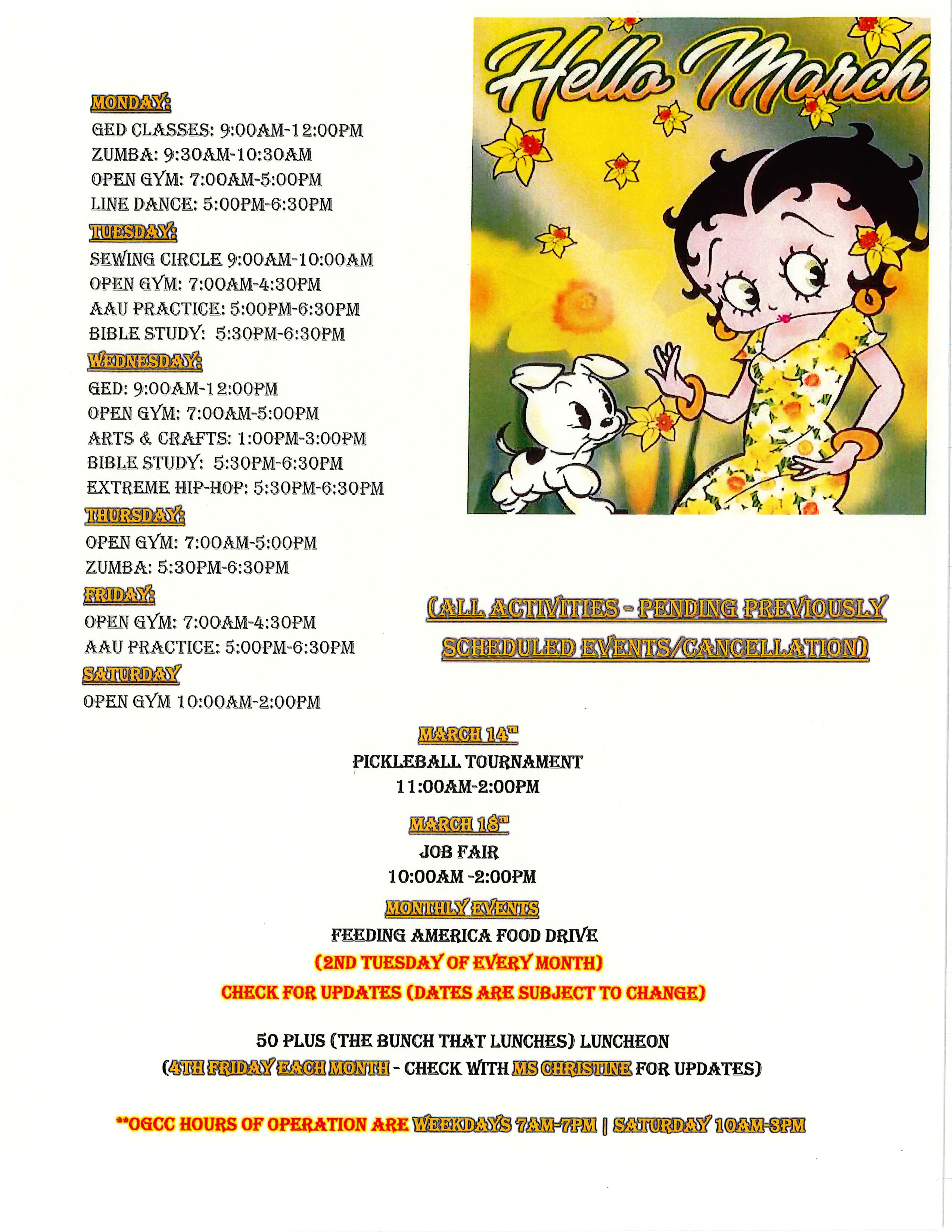 Featured image for “March 2026 Events”